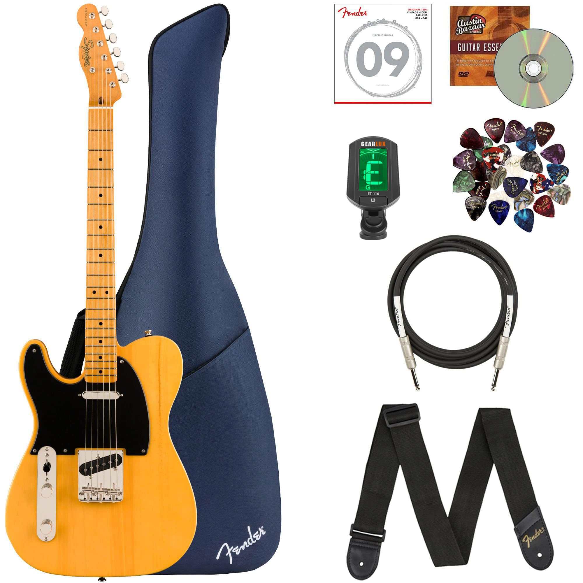 Amazon.com: Fender Squier Classic Vibe '50s Telecaster, Left